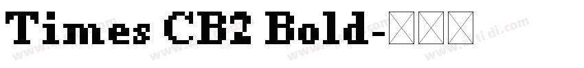 Times CB2 Bold字体转换